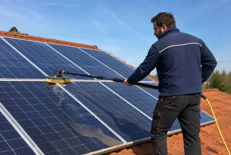 Nettoyage et entretien de panneaux solaires à Chérac